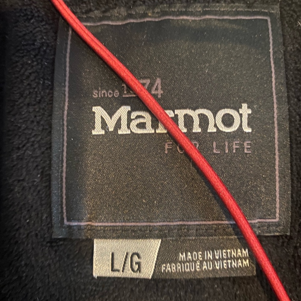 Marmot two tone color block long down coat - Picture 4 of 7